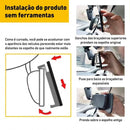 Espelho retrovisor interno para carro antirreflexo visão panorâmica