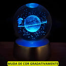 Luminária de Cristal Galáxia