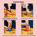 Mini liquidificador para sucos e smoothies  PowerSqueeze