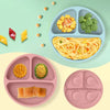 Jogo Introdução Alimentar Bebê Utensílios em Silicone Premium 8 Pçs
