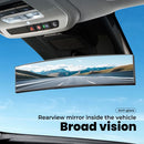 Espelho retrovisor interno para carro antirreflexo visão panorâmica