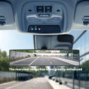 Espelho retrovisor interno para carro antirreflexo visão panorâmica